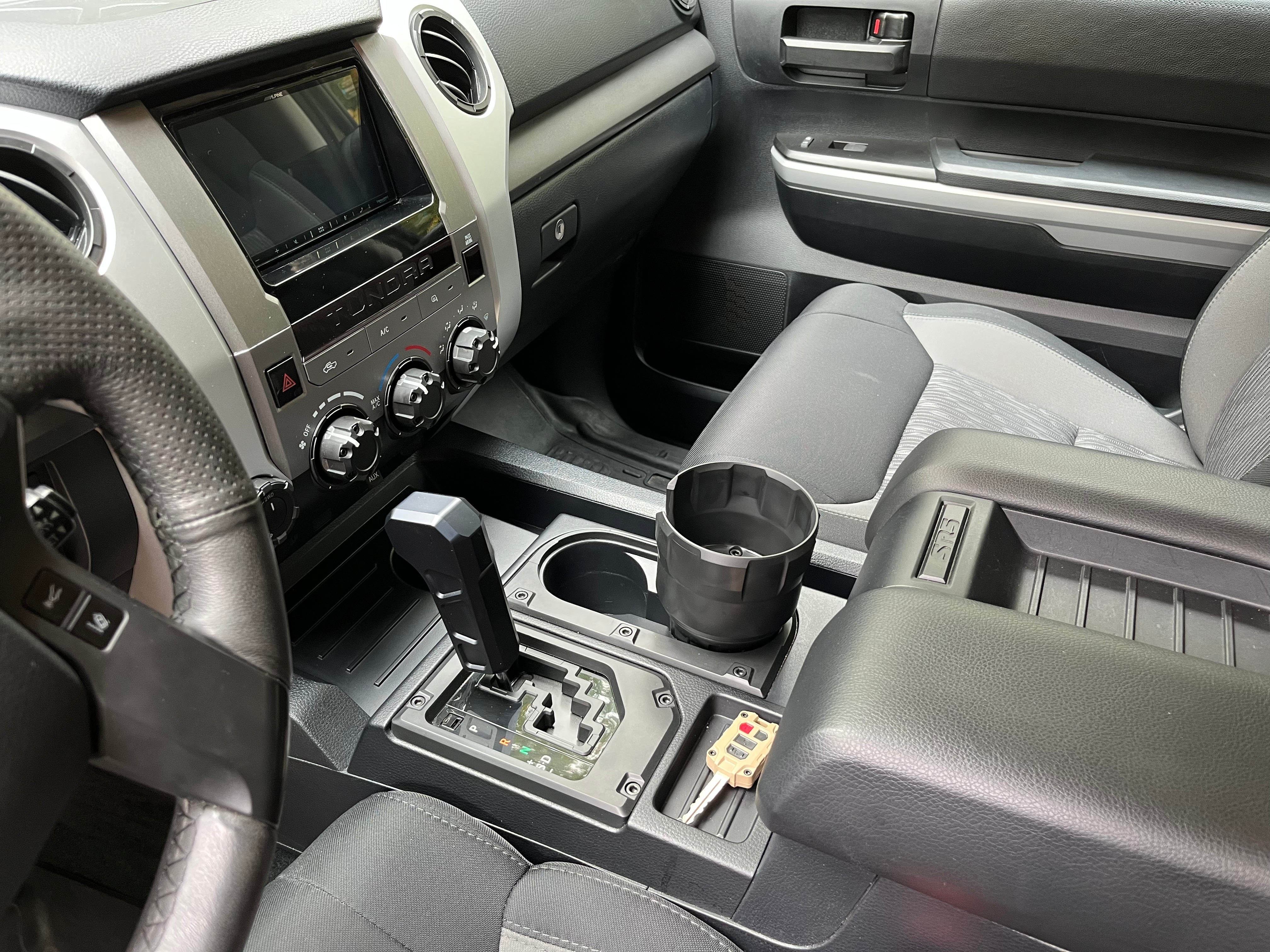 Oversize Cup Holder (2014-2021 Tundra) - BLACK