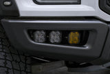 Diode Dynamics 17-20 Ford Raptor SS3 LED Fog Light Kit - Yellow Max