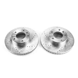 Power Stop 13-14 Mercedes-Benz G63 AMG Front Evolution Drilled & Slotted Rotors - Pair