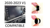 Radio Knobs (2020-2023 Tacoma V1) - BLACK