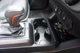 Oversize Cup Holder with Tray (2016-2023 Tacoma) - BLACK
