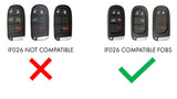 Injection Fob IF026 (Jeep Smart) - RED