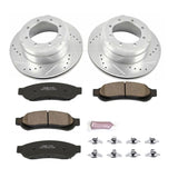 Power Stop 10-12 Ford F-350 Super Duty Rear Z23 Evolution Sport Brake Kit