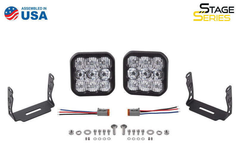 Diode Dynamics SS5 LED Pod Sport - White Flood (Pair)