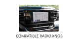 Radio Knob (2022+ Tundra 8" Screen) - CEMENT