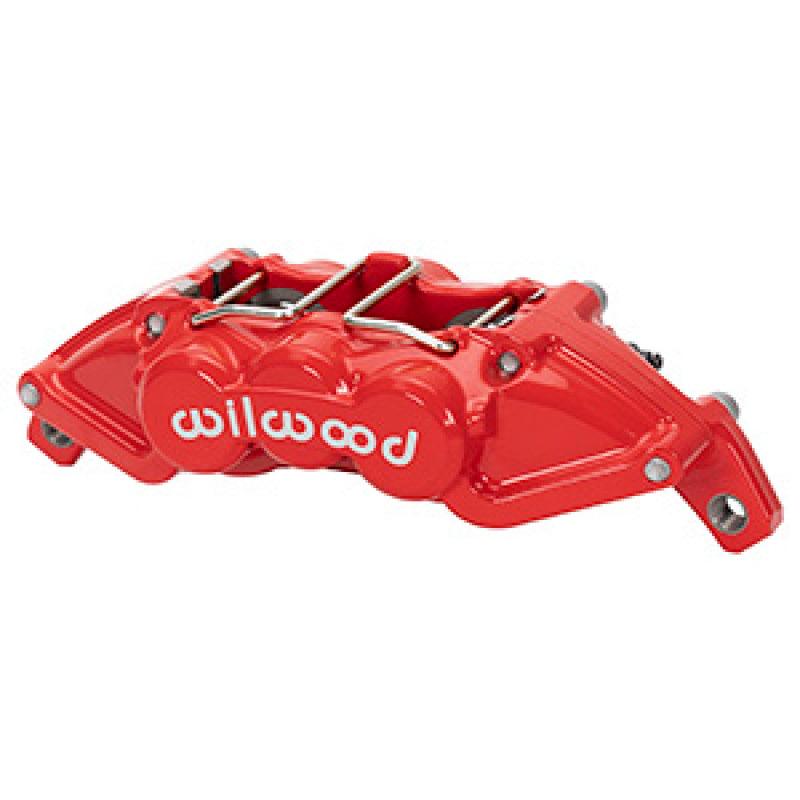 Wilwood Universal UTV4 Caliper 1.12/1.12in Pistons 25in Rotor - Red