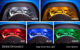 Diode Dynamics Stage Series Single Color LED Rock Light - Green M8 (one)