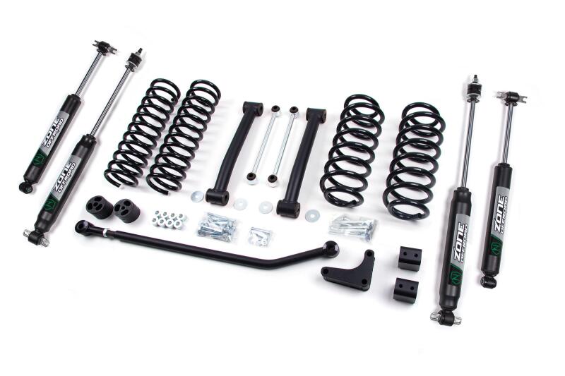 Zone Offroad 99-04 Jeep WJ 4in Suspension System