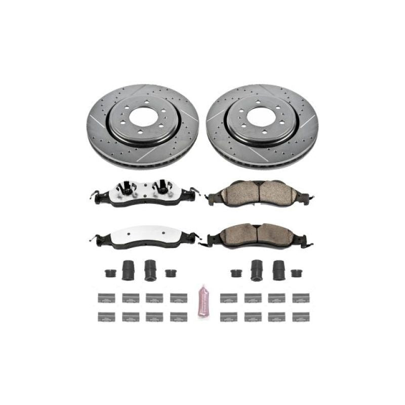 Power Stop 07-09 Ford Expedition Front Z36 Truck & Tow Brake Kit