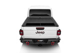 Rugged Ridge 20-22 Jeep Gladiator w/Trail Rail Sys Armis Tonneau Cover w/Max Track - Tex. Blk