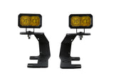 Diode Dynamics 14-19 Silverado/Sierra SSC2 LED Ditch Light Kit - Sport Yellow Combo