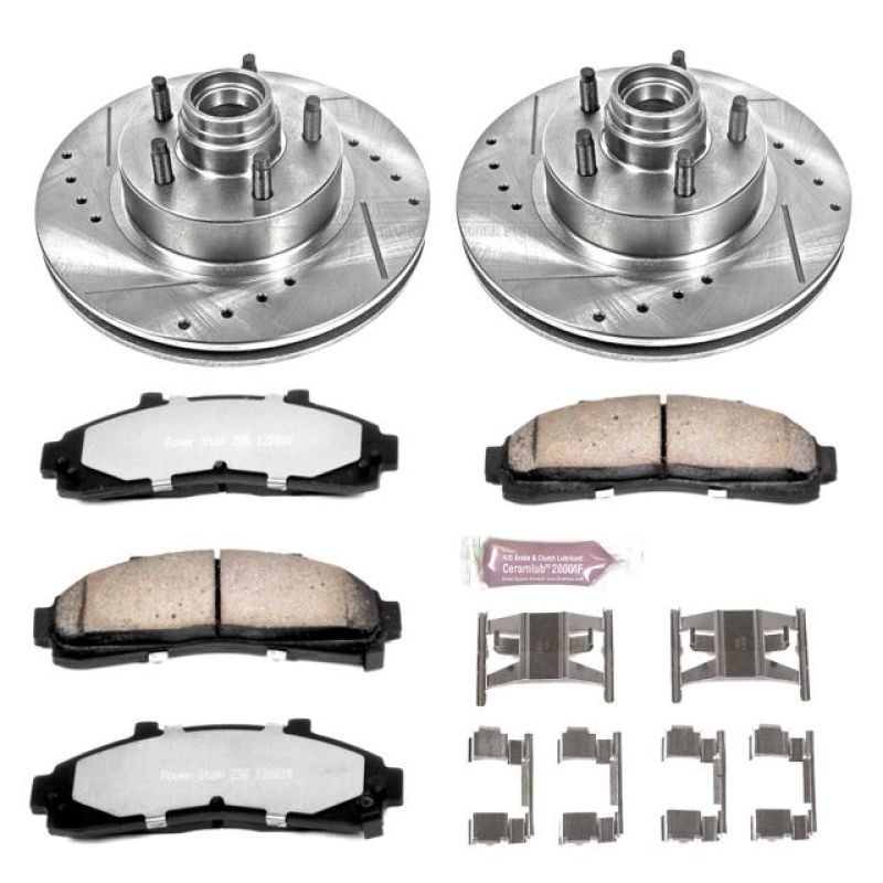 Power Stop 95-01 Ford Explorer Front Z36 Truck & Tow Brake Kit