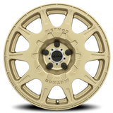 Method MR502 RALLY 17x8 +38mm Offset 5x4.5 67.1mm CB Gold Wheel