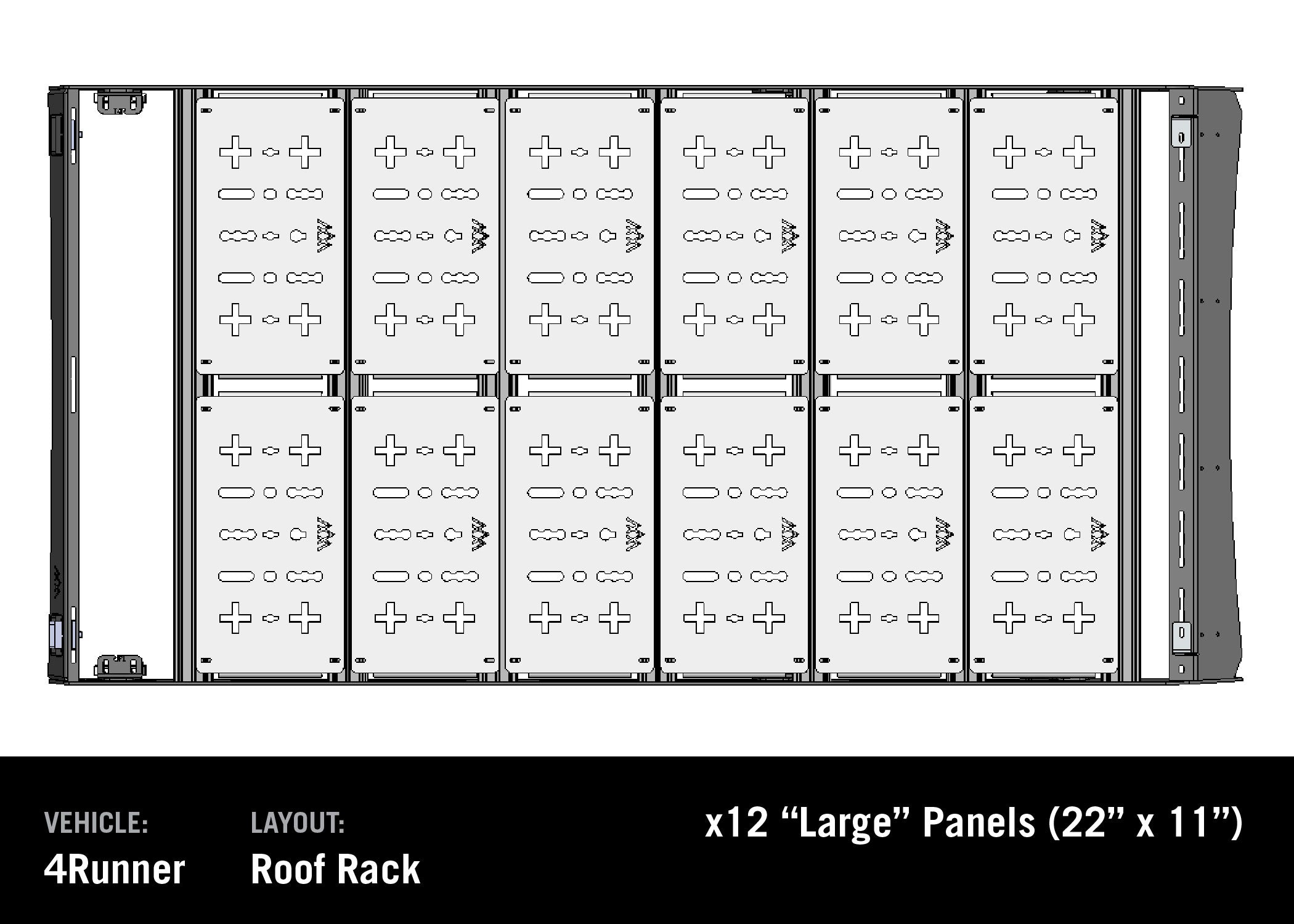 Toyota 4Runner 5th Gen (2010-2024) DRIFTR Roof Rack