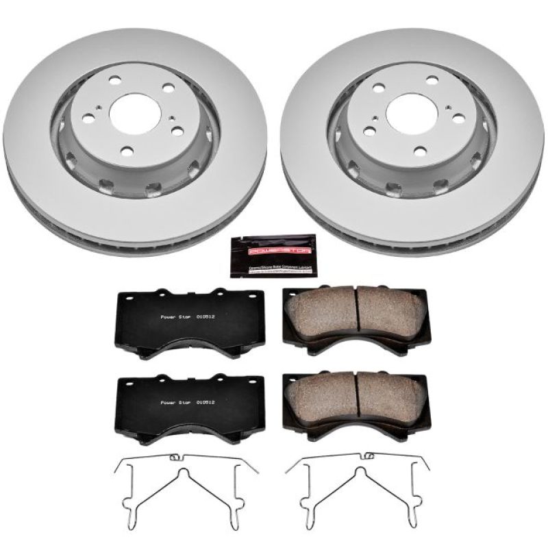 Power Stop 16-18 Lexus LX570 Front Z17 Evolution Geomet Coated Brake Kit