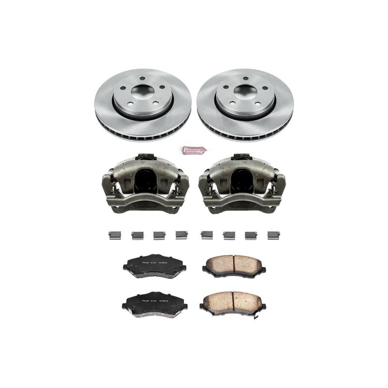 Power Stop 07-17 Jeep Wrangler Front Autospecialty Brake Kit w/Calipers