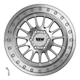 Beadlock Dakar / Machined Silver / 17x9.0 -25