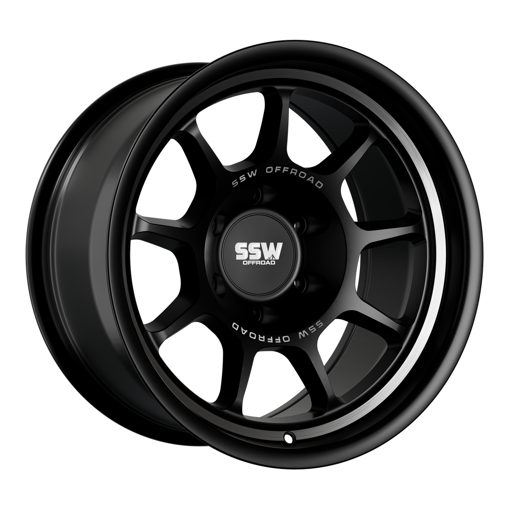 Nova / Matte Black /  17x9.0 -25