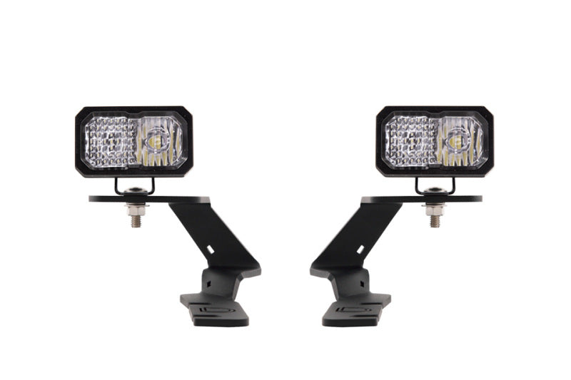 Diode Dynamics 19-21 Ford Ranger Stage Series 2in LED Ditch Light Kit - Pro White Combo