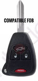 Injection Fob IF007 (Wrangler JK) - BAJA YELLOW