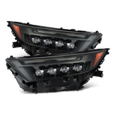 AlphaRex 19-23 Toyota RAV4 (High Trim) NOVA LED Projector Headlights Alpha-Black