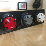 Climate Knobs (2005-2015 Tacoma) - 3 PACK - RED