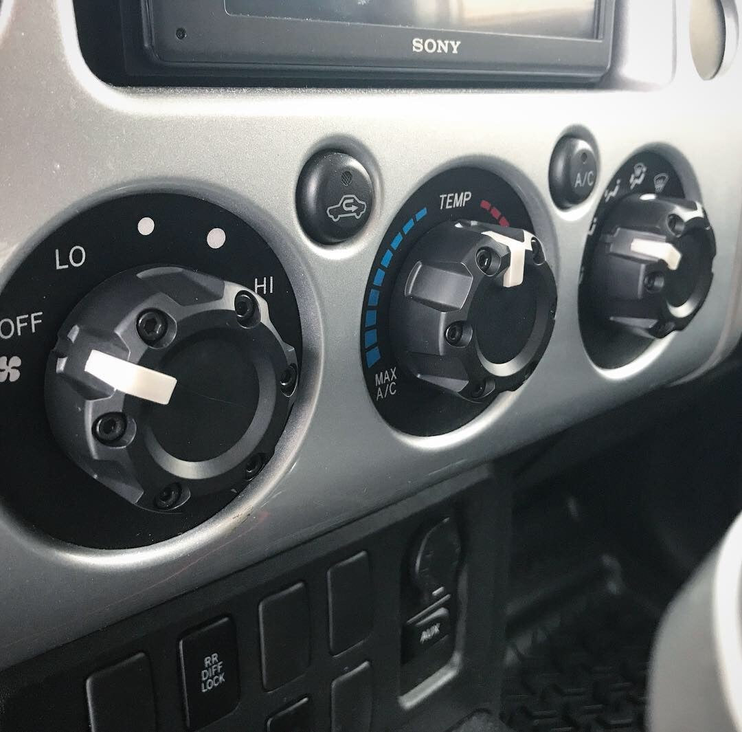 Climate Knobs (FJ Cruiser) - HERITAGE BLUE