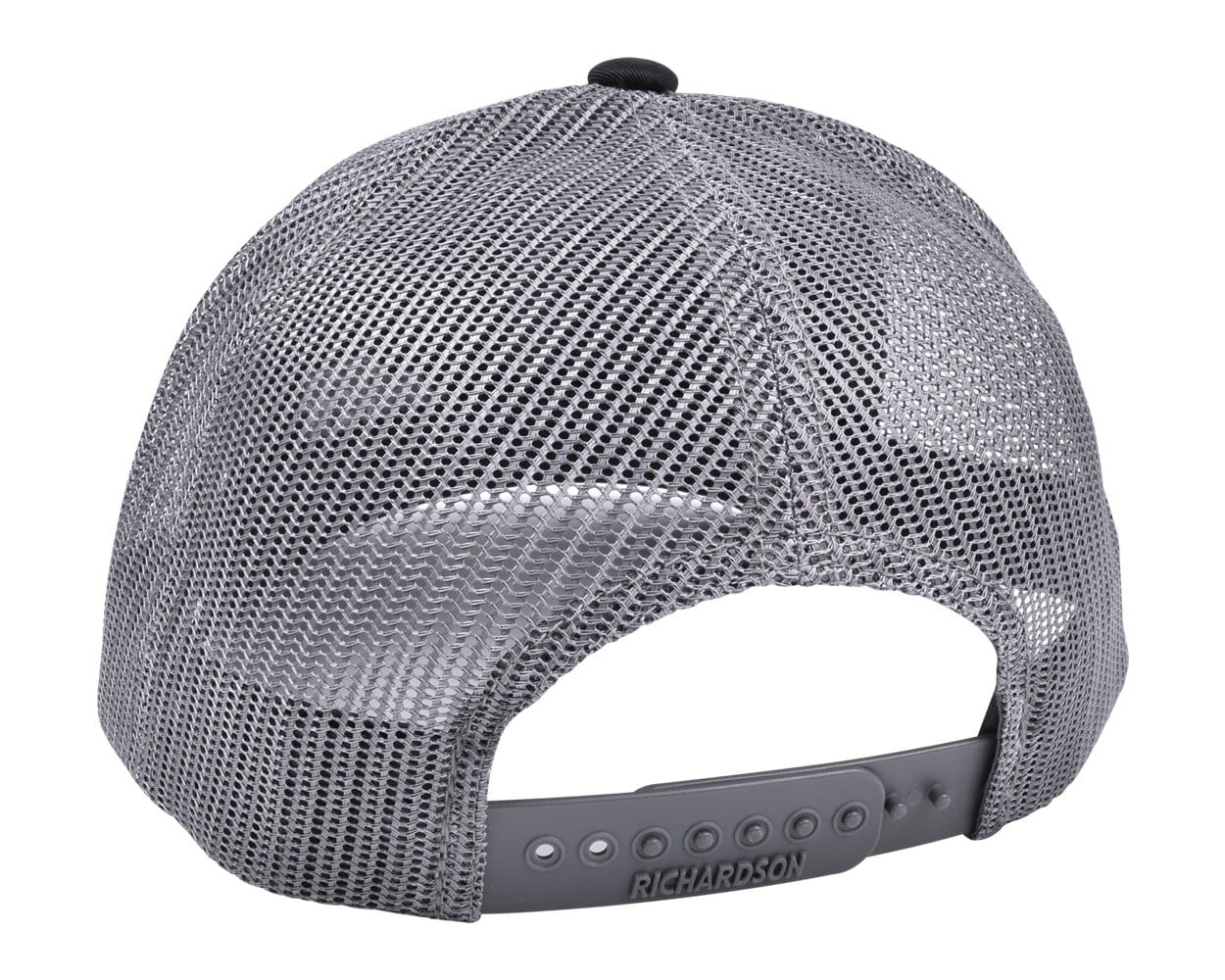 Low Pro Trucker Snap-Back Hat - Black/Grey with A6™ Embroidered Logo