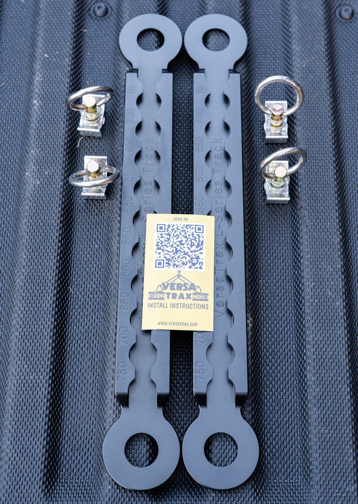 Bed Tie-Down Rails for Toyota Tundra & Tacoma | L-Track System | No Drilling