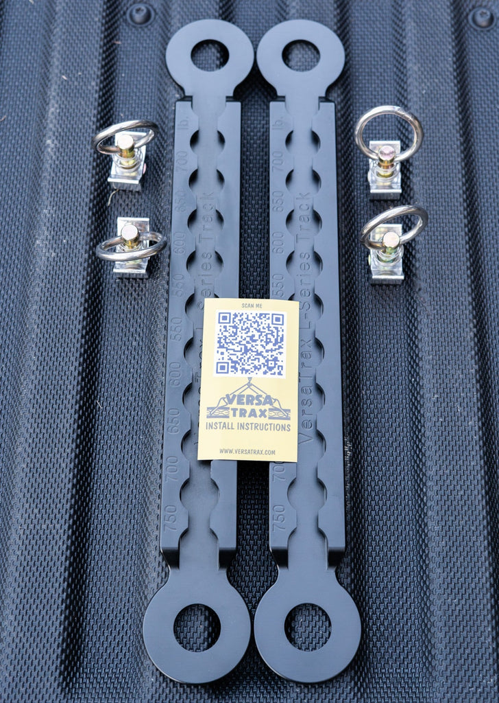 Bed Tie-Down Rails for Toyota Tundra & Tacoma | L-Track System | No Drilling