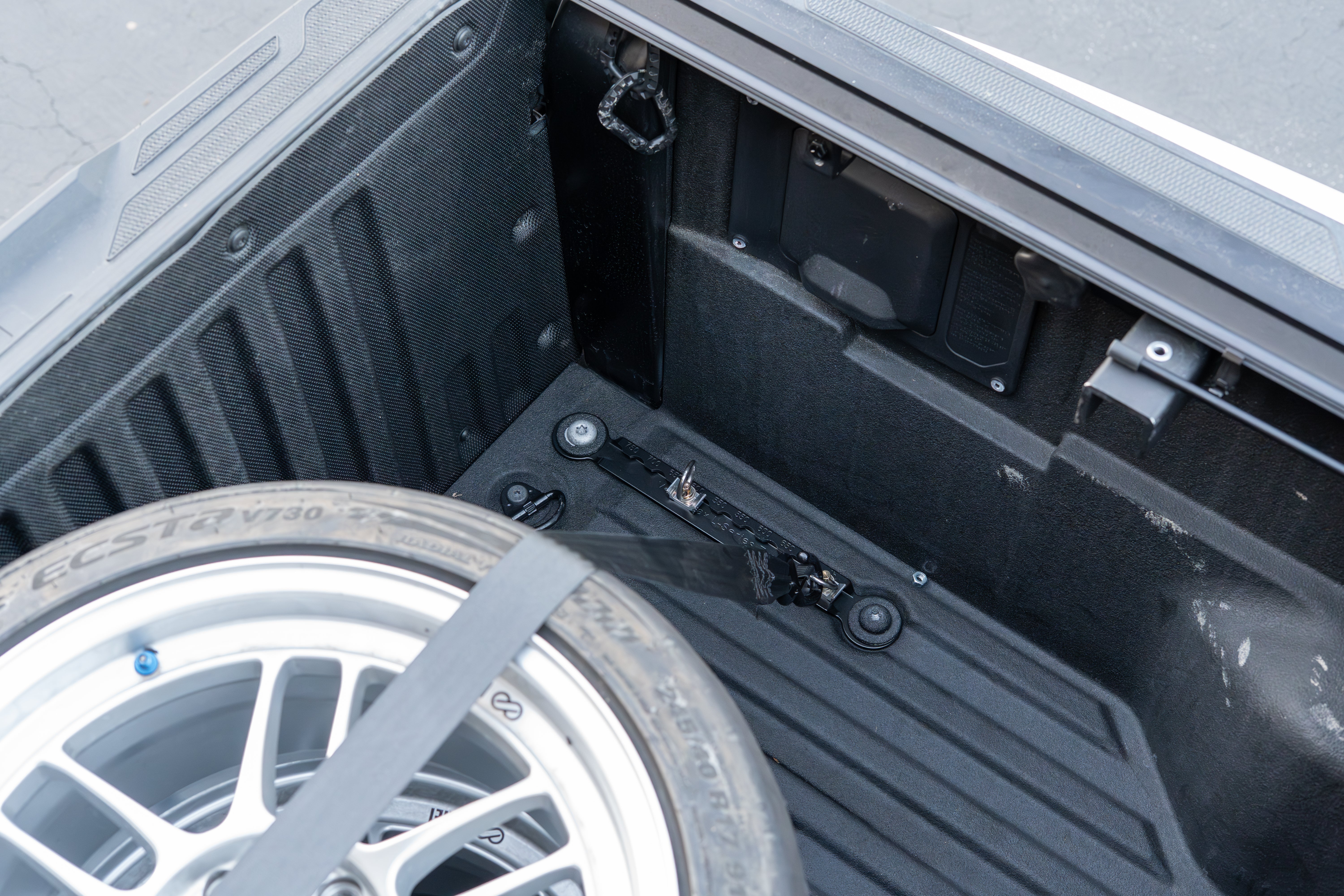 Bed Tie-Down Rails for Toyota Tundra & Tacoma | L-Track System | No Drilling