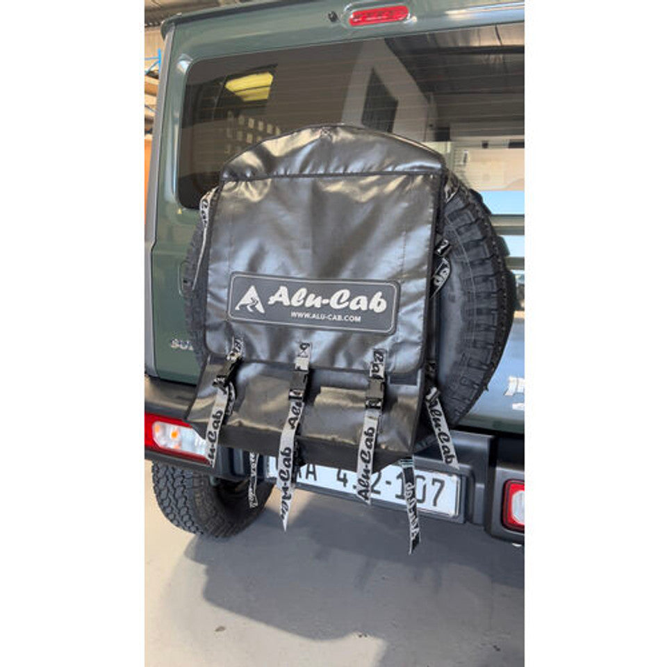 thumbnail image 2 of SGG Black Spare Tire Cover Storage Bag – Fits R20 Wheels, 255/35R20 & 255/40R20 Tires 2 of 5
