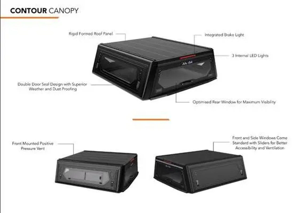 Alu-Cab Contour Canopy for 3rd Gen Tacoma (2016-2023)
