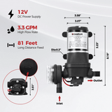 Camplux BD264P120 Propane Outdoor Water Heater Pump Kit
