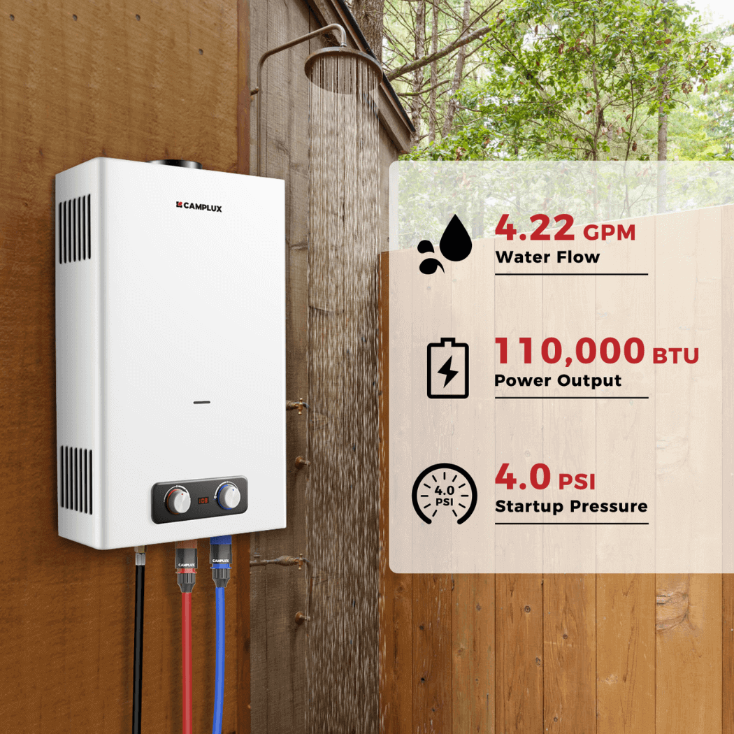 Camplux BD422 On Demand Water Heater Propane