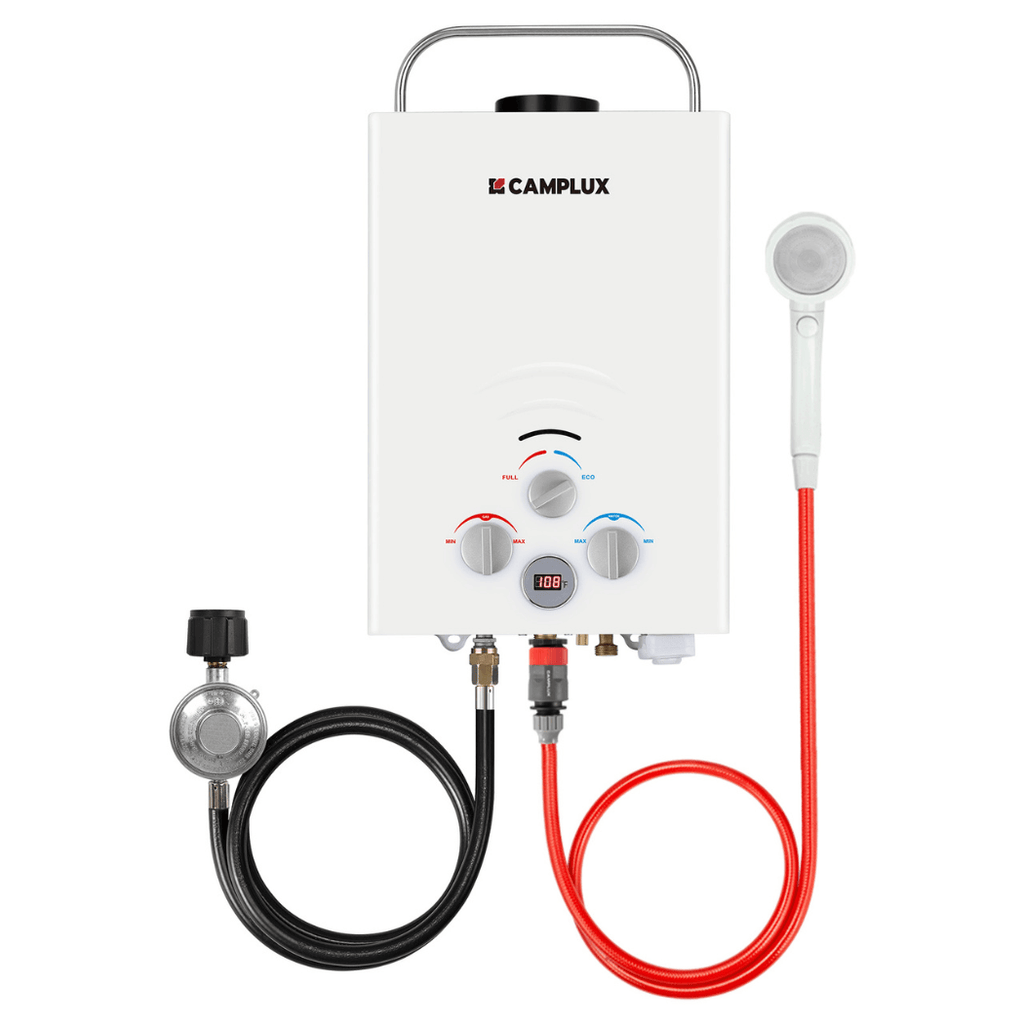 Portable Water Heater, Camplux 1.58 GPM Tankless Gas Water Heater