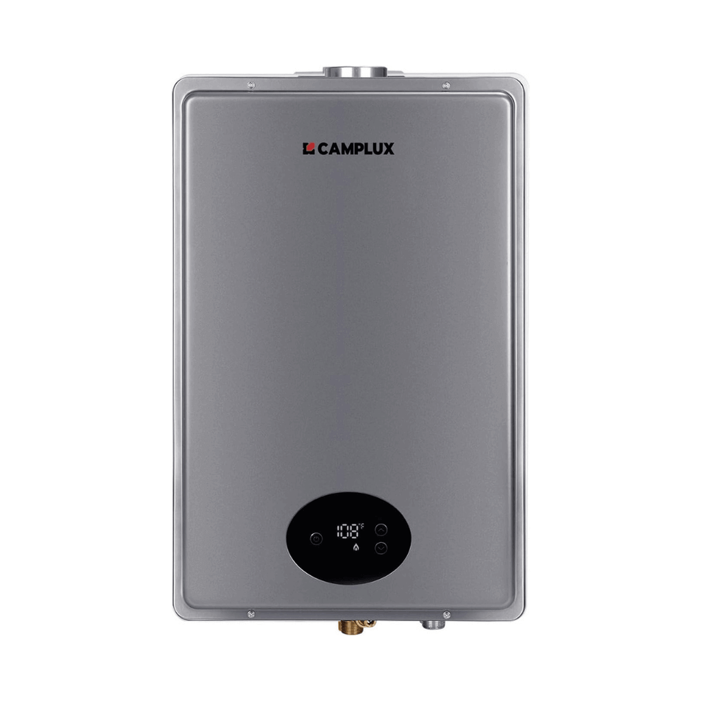 Camplux Instant Indoor Tankless Gas Water Heater 6.86 GPM | Gray