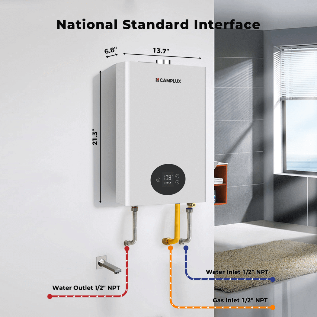 Camplux Climatech 3 Indoor Gas Tankless Water Heater 102,000 BTU