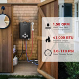 Camplux BW158BP60 Camping Water Heater With Pump Kit