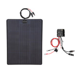 Chevrolet Silverado 2500HD with Scoop (2016-Present) Lensun 55W Hood Flexible Solar Panel