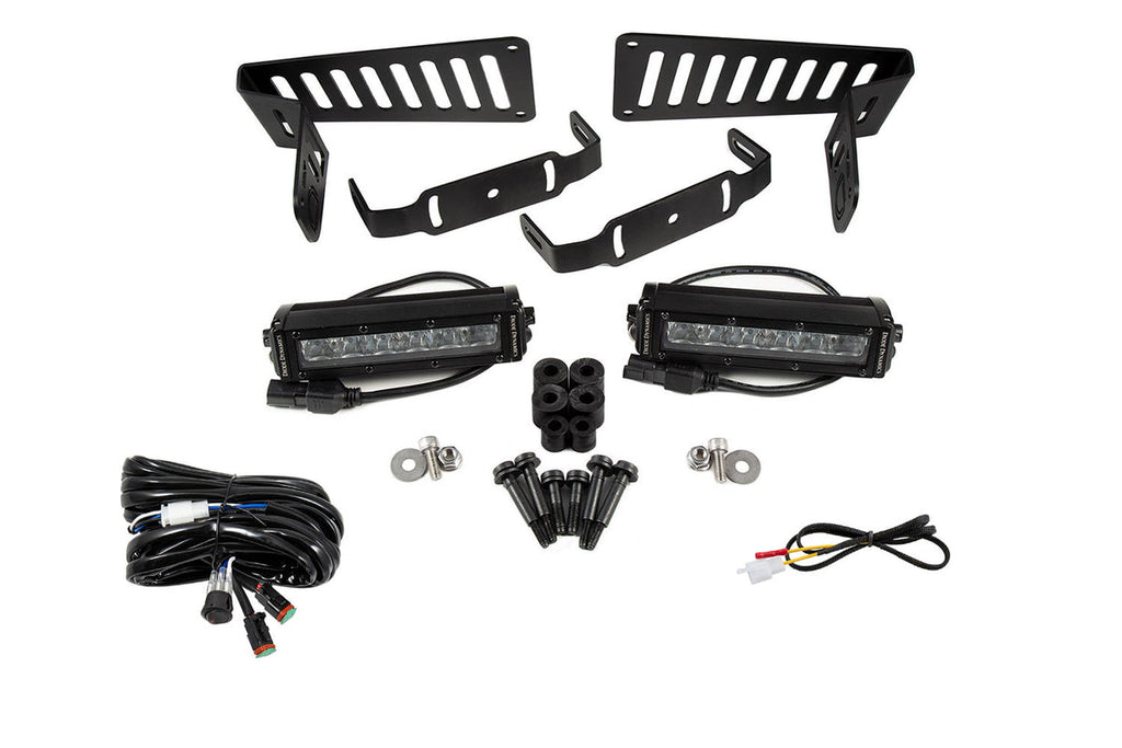 Diode Dynamics - DD6092 - Jeep 2018-2021 SS6 Cowl LED Kit White Driving
