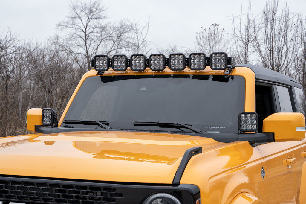 Diode Dynamics - Bronco SS5 Pro CrossLink Windshield Yellow Combo Lightbar Kit