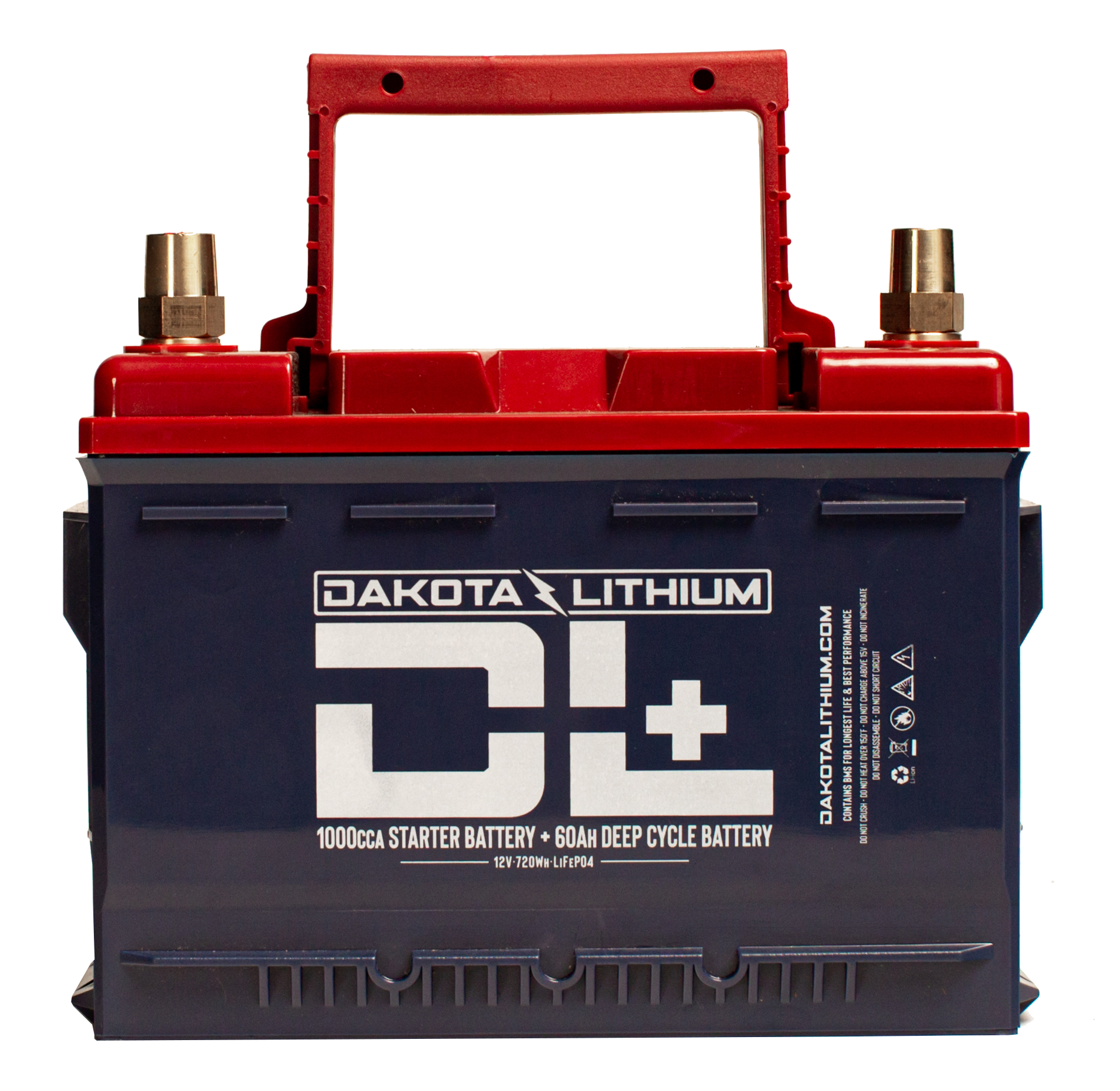 Dakota Lithium Plus DL+ 12V 60Ah Dual Purpose 1000CCA Starter Battery Plus Deep Cycle Performance