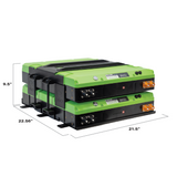 Edge EX2 2-Battery LiFePO4 Lithium Mounting Expansion Kit | Expion360