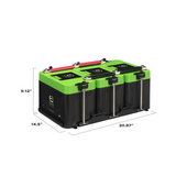 Group 27 3-Battery LiFePO4 Lithium Mounting Kit | Expion360