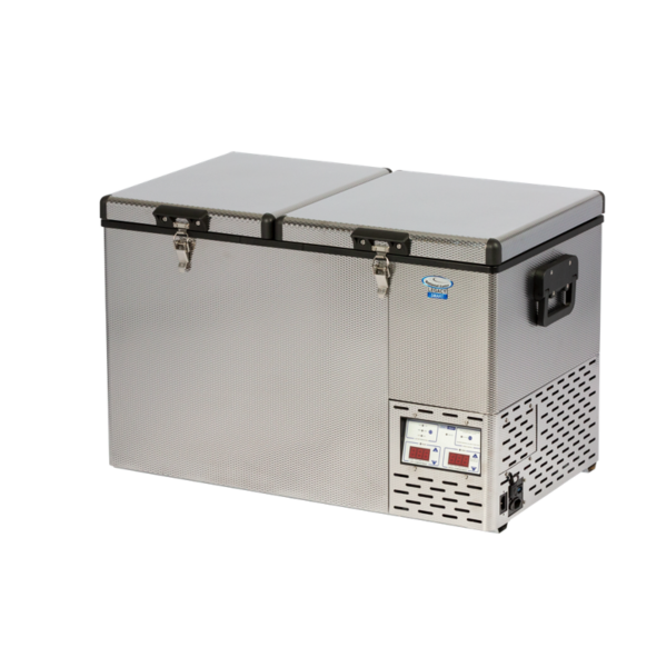 National Luna 72L Stainless Steel Legacy Smart QC Dual Zone Fridge/Freezer