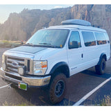 Ford Sportsmobile E350 Van Lensun 105W 12V Hood Flexible Solar Panel