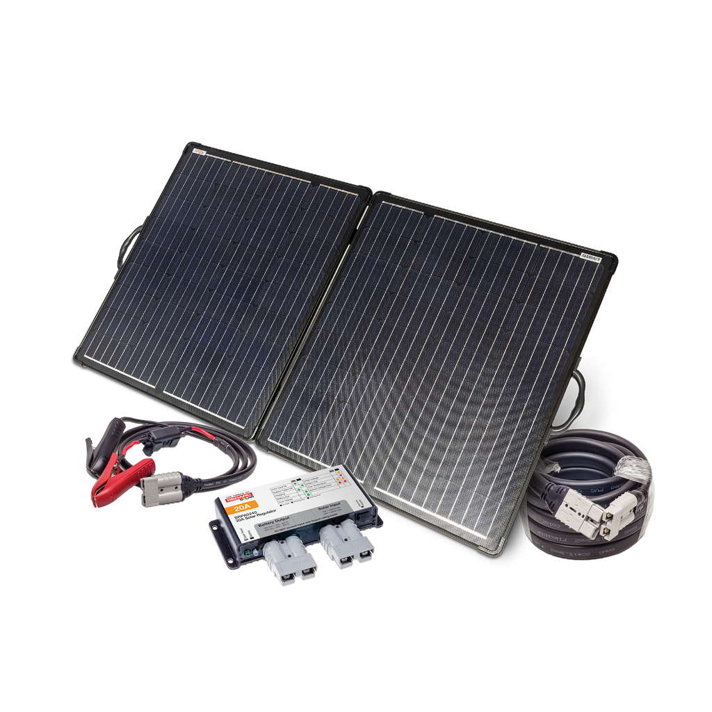 200W Folding Solar Panel Kit