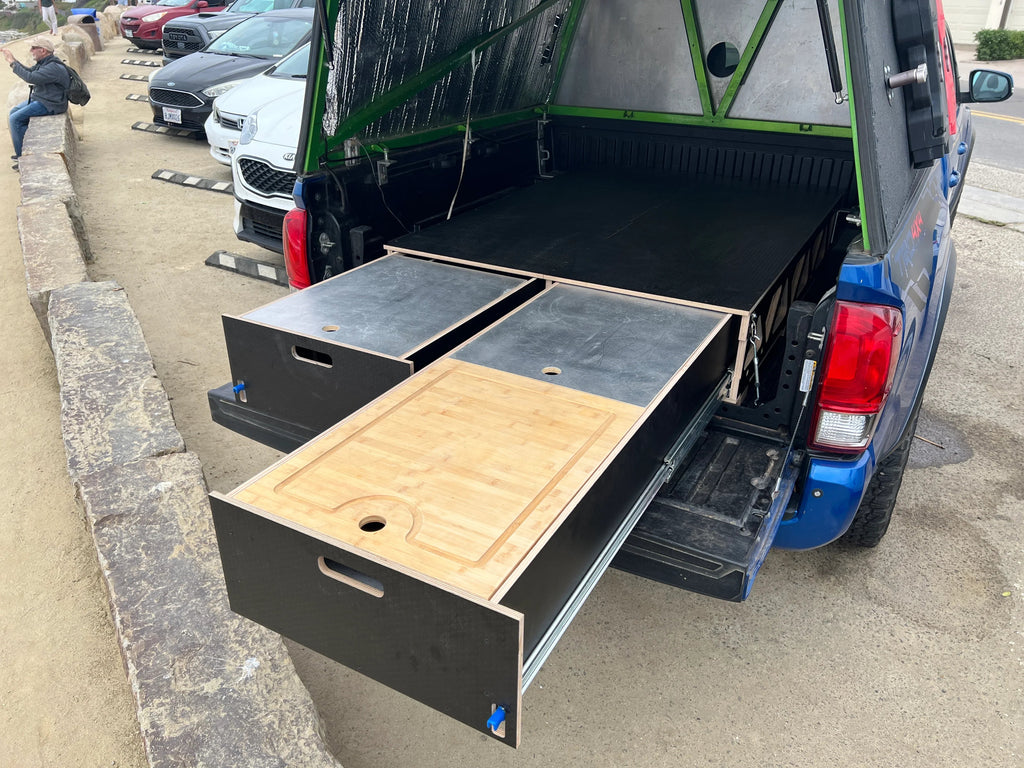 Toyota Tacoma 2nd Gen - 3rd Gen Dual Drawer Storage PreCut Kit