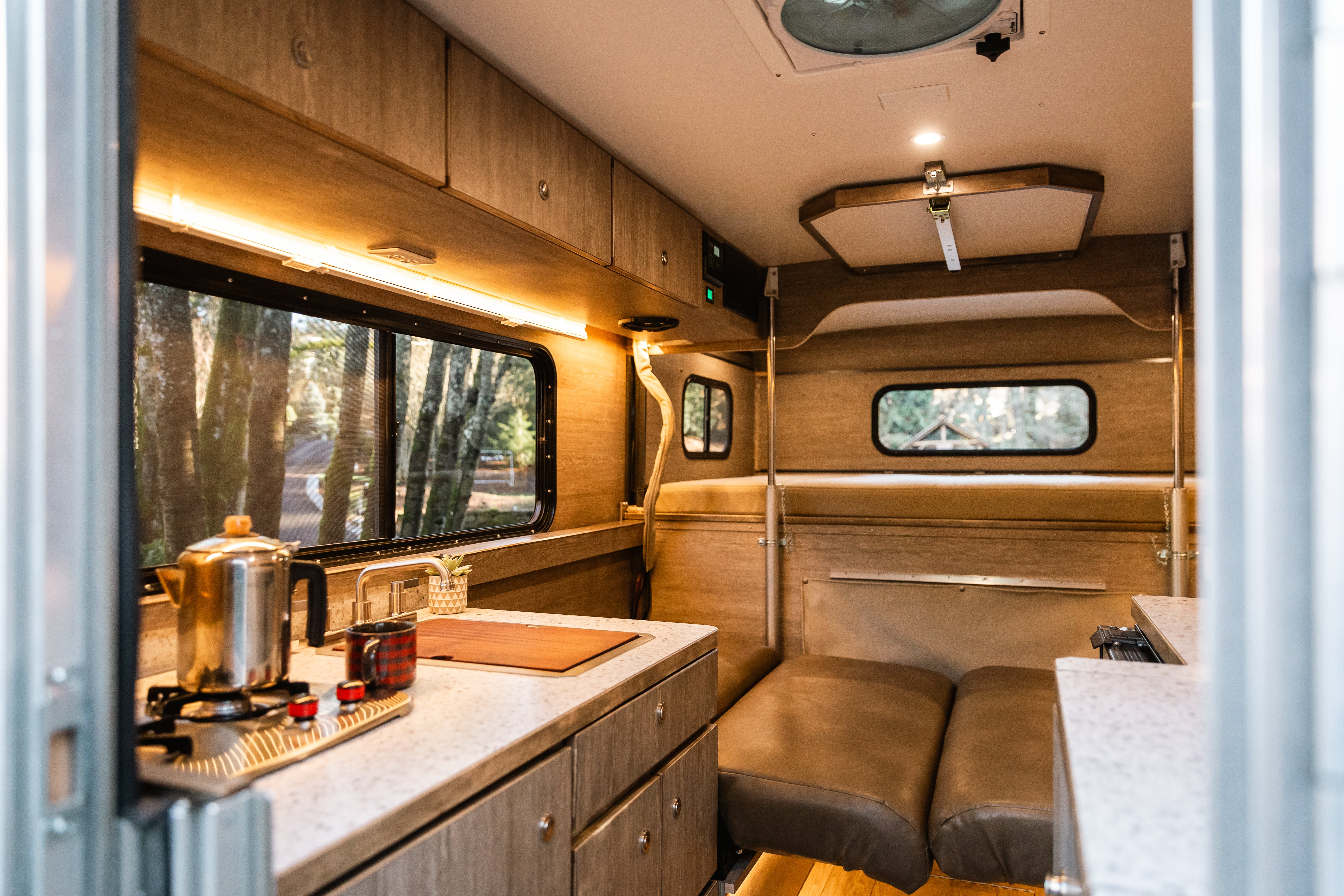 Alaskan Flatbed Truck Camper